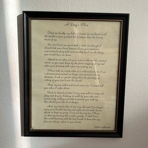 A Dog’s Plan wall hanging